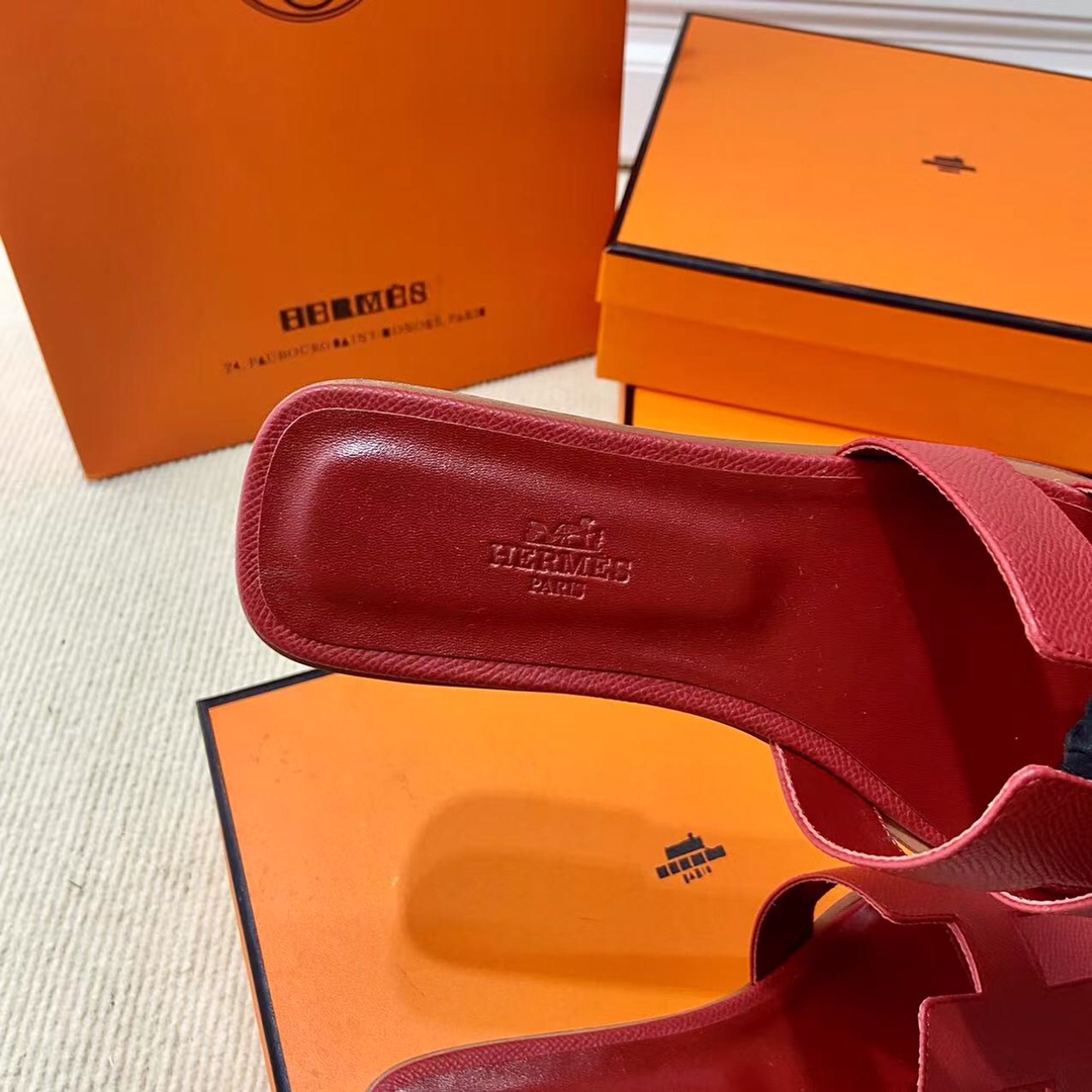 에르메스 올수공 오란 슬리퍼 샌들 앱송 79